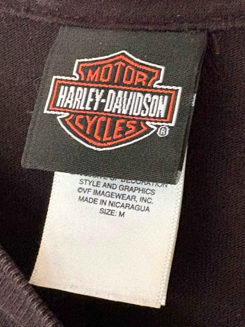 2013 Harley-Davidson Daytona Florida Flames Black Longsleeve T-Shirt Medium EUC - Picture 5 of 9